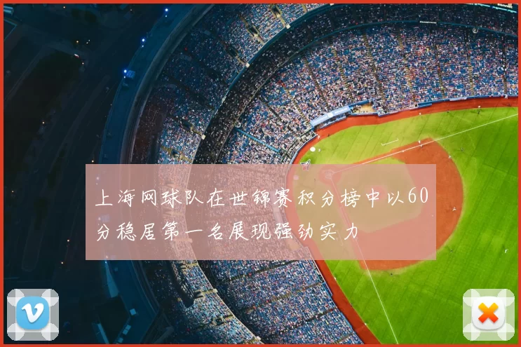 上海网球队在世锦赛积分榜中以60分稳居第一名展现强劲实力