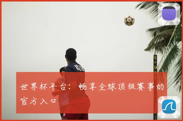世界杯平台:畅享全球顶级赛事的官方入口