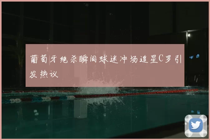 葡萄牙绝杀瞬间球迷冲场追星C罗引发热议