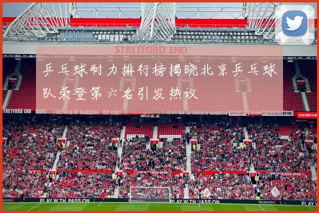 乒乓球耐力排行榜揭晓北京乒乓球队荣登第六名引发热议